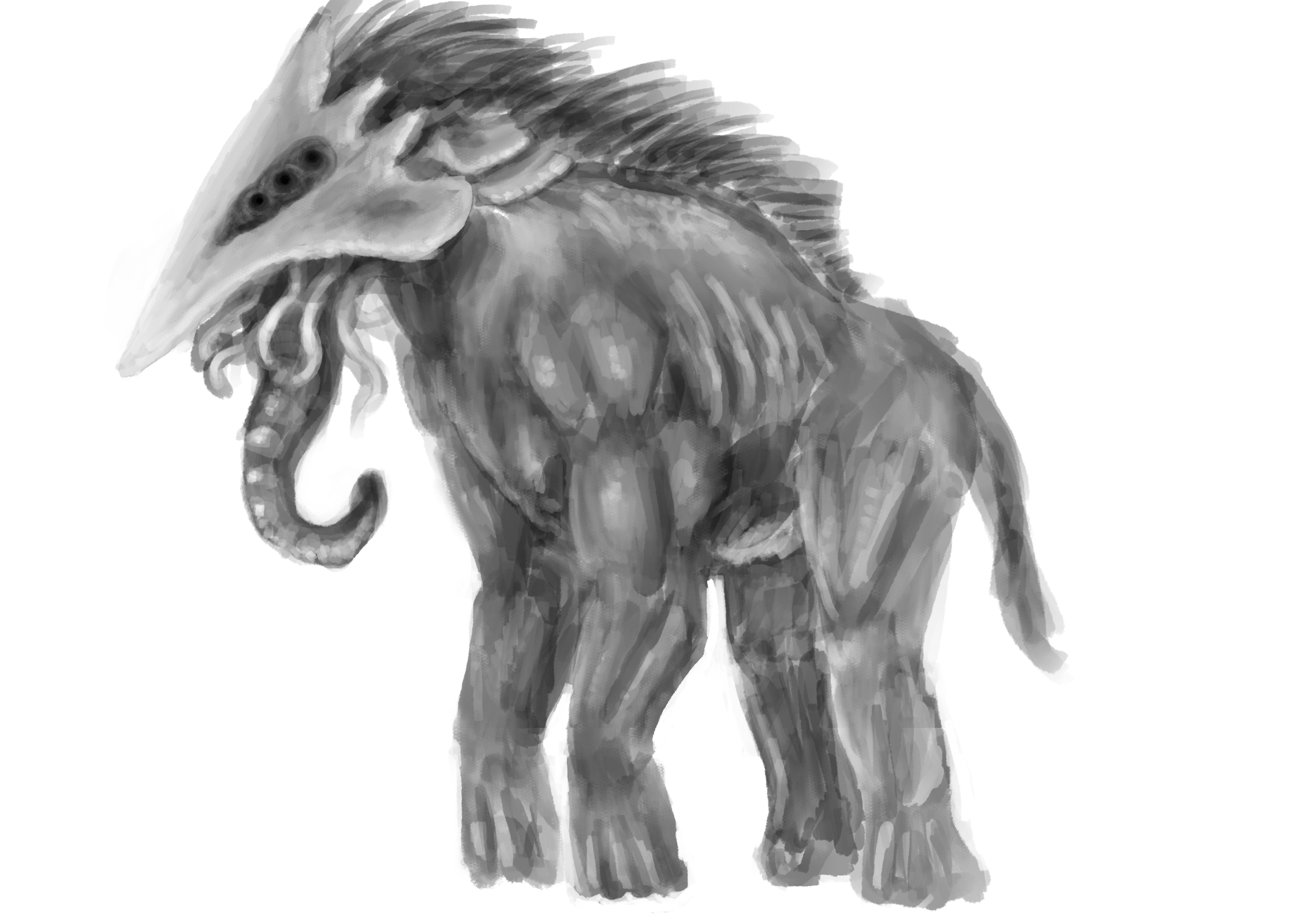 Tusked Behemoth Concept Art
